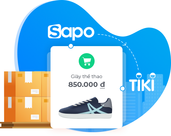Kết nối đồng bộ sản phẩm trên Sapo và Tiki